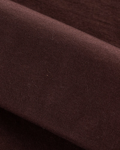 Olde Homesteader & Daughter Suvin Plain Stitch Crewneck S/S - Black Coffee - Standard & Strange