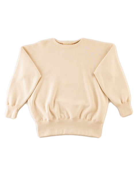 Extra Cotton Fleece Crew Neck - Ecru