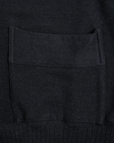 Olde Homesteader Extra Cotton Jersey Cardigan - Black - Standard & Strange