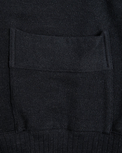 Olde Homesteader Extra Cotton Jersey Cardigan - Black - Standard & Strange