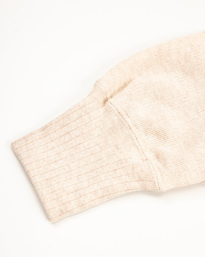 Olde Homesteader Extra Cotton Jersey Cardigan - Ecru - Standard & Strange