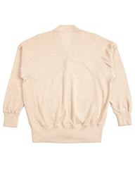 Olde Homesteader Extra Cotton Jersey Cardigan - Ecru - Standard & Strange