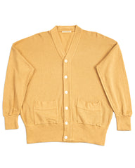 Olde Homesteader Extra Cotton Jersey Cardigan - Golden Yellow - Standard & Strange