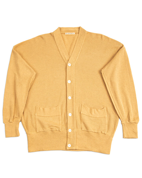 Olde Homesteader Extra Cotton Jersey Cardigan - Golden Yellow