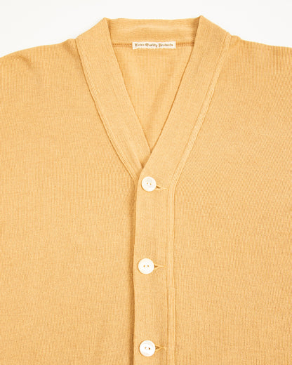 Olde Homesteader Extra Cotton Jersey Cardigan - Golden Yellow - Standard & Strange