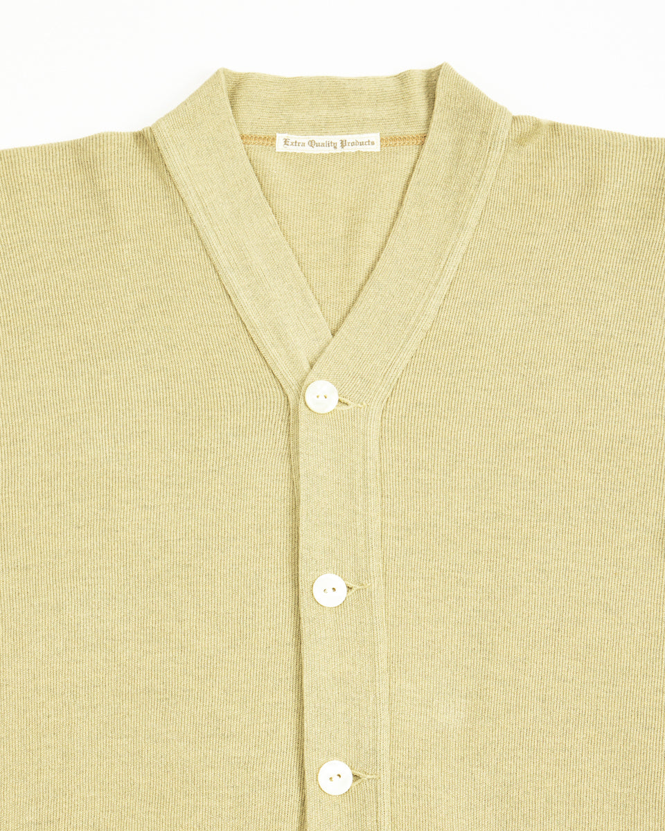 Olde Homesteader Extra Cotton Jersey Cardigan - Olive - Standard & Strange
