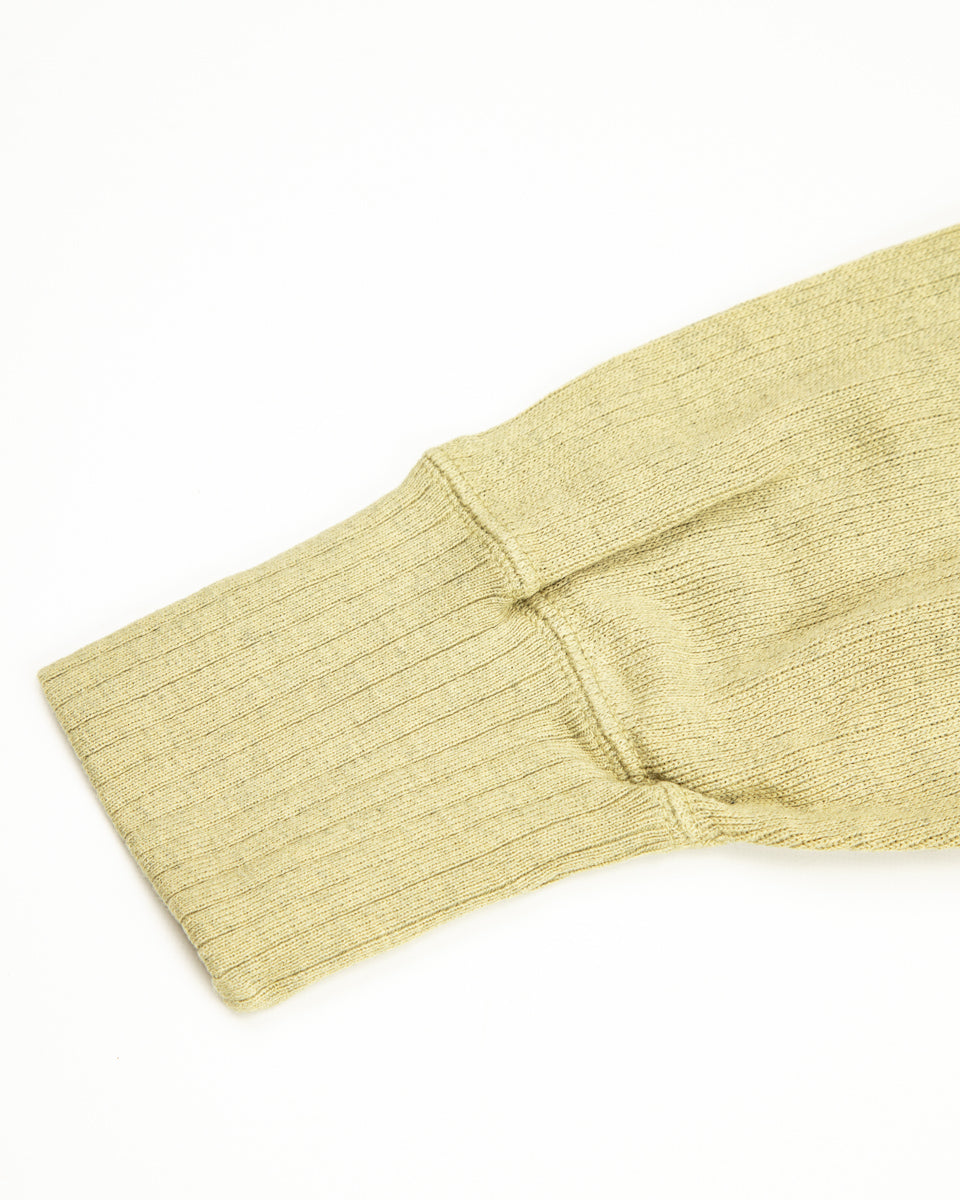 Olde Homesteader Extra Cotton Jersey Cardigan - Olive - Standard & Strange