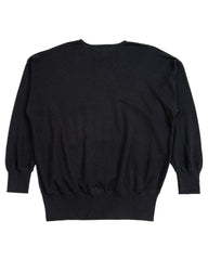 Olde Homesteader Extra Cotton Jersey Crewneck L/S - Black - Standard & Strange