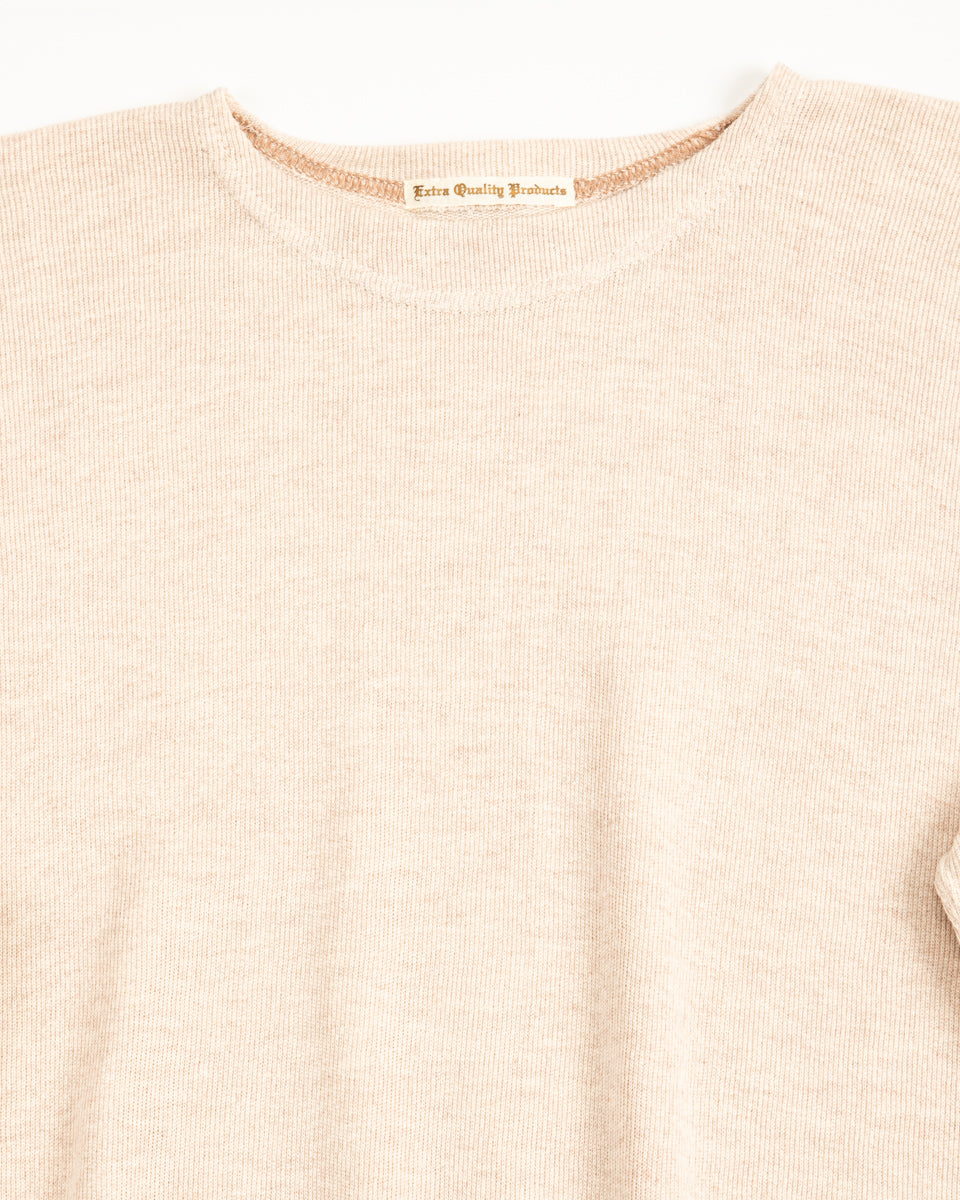 Olde Homesteader Extra Cotton Jersey Crewneck L/S - Ecru - Standard & Strange