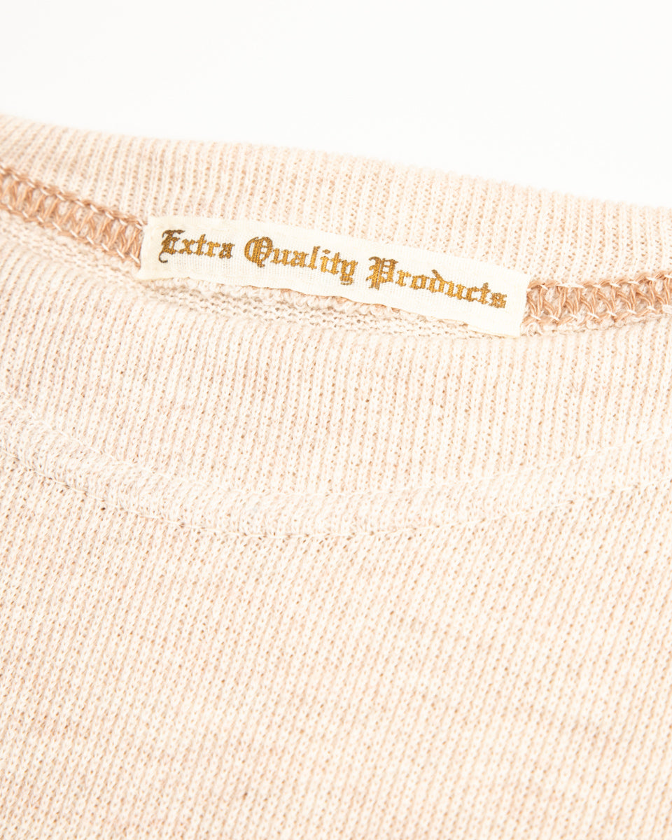 Olde Homesteader Extra Cotton Jersey Crewneck L/S - Ecru - Standard & Strange