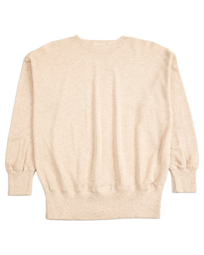 Olde Homesteader Extra Cotton Jersey Crewneck L/S - Ecru - Standard & Strange