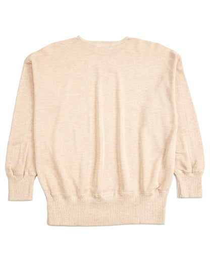 Olde Homesteader Extra Cotton Jersey Crewneck L/S - Ecru - Standard & Strange