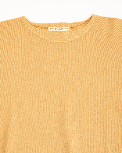 Olde Homesteader Extra Cotton Jersey Crewneck L/S - Golden Yellow - Standard & Strange