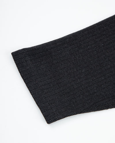 Olde Homesteader Extra Cotton Rib Crewneck L/S - Black - Standard & Strange