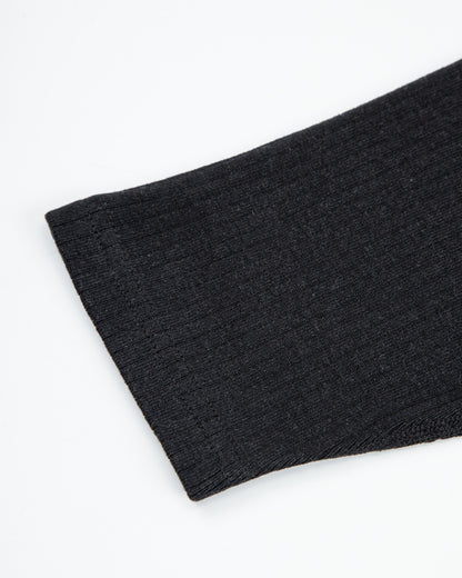 Olde Homesteader Extra Cotton Rib Crewneck L/S - Black - Standard & Strange