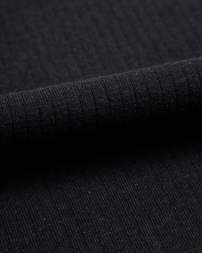 Olde Homesteader Extra Cotton Rib Crewneck L/S - Black - Standard & Strange