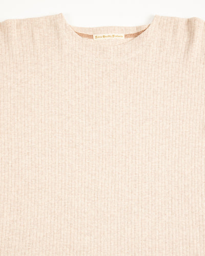 Olde Homesteader Extra Cotton Rib Crewneck L/S - Ecru - Standard & Strange