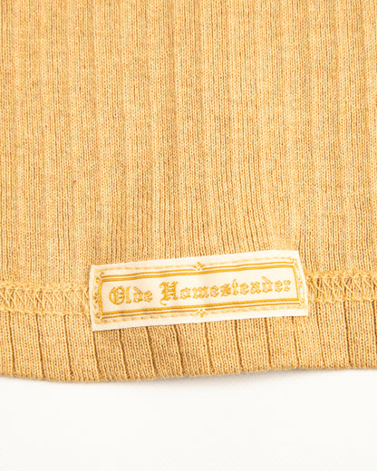 Olde Homesteader Extra Cotton Rib Crewneck L/S - Golden Yellow - Standard & Strange
