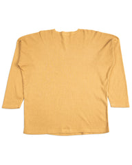 Olde Homesteader Extra Cotton Rib Crewneck L/S - Golden Yellow - Standard & Strange