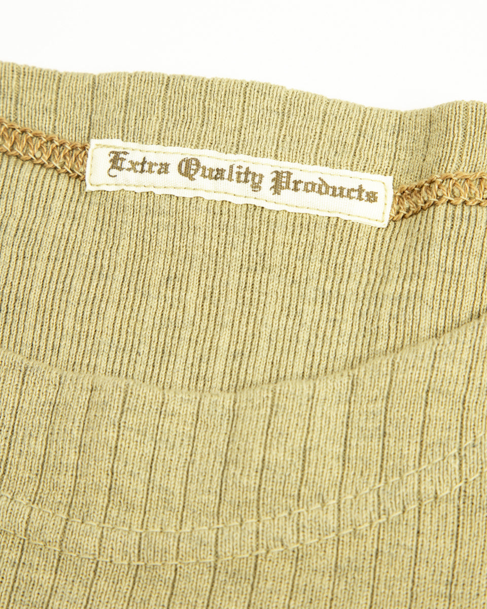 Olde Homesteader Extra Cotton Rib Crewneck L/S - Olive - Standard & Strange