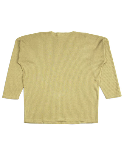 Olde Homesteader Extra Cotton Rib Crewneck L/S - Olive - Standard & Strange