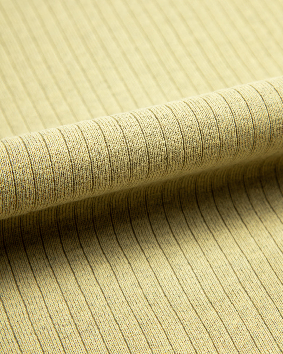 Olde Homesteader Extra Cotton Rib Crewneck L/S - Olive - Standard & Strange