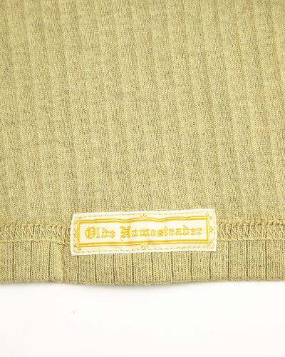 Olde Homesteader Extra Cotton Rib Crewneck S/S - Olive - Standard & Strange