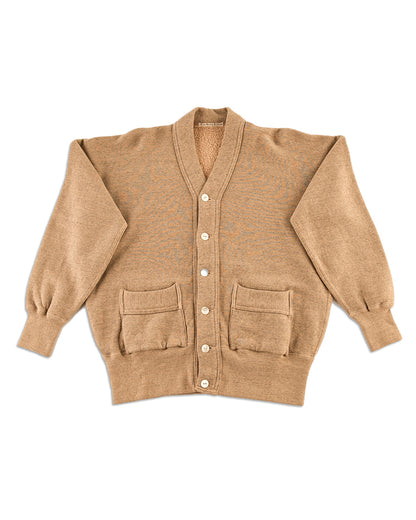 Olde Homesteader Mix Extra Cotton Fleece Cardigan - Golden Cream - Standard & Strange