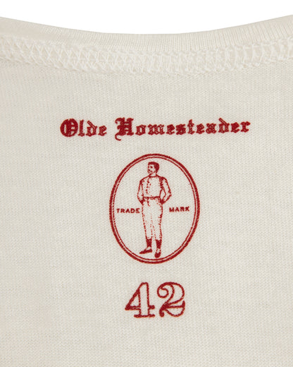 Olde Homesteader Rustic Jersey Athletic Shirt - Off White - Standard & Strange