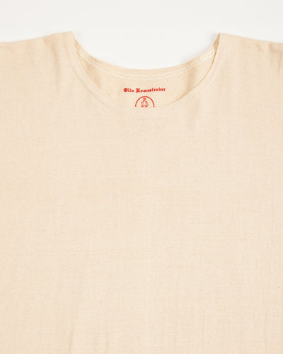 Olde Homesteader Rustic Jersey Crewneck S/S - Ecru - Standard & Strange