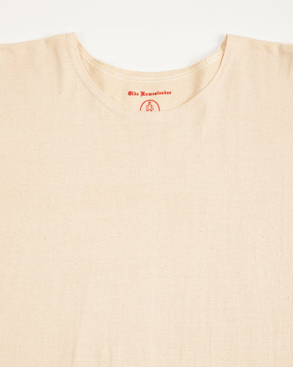 Olde Homesteader Rustic Jersey Crewneck S/S - Ecru - Standard & Strange