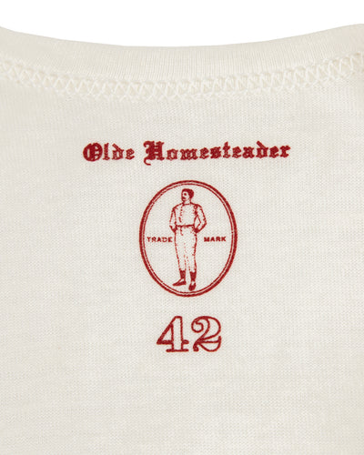 Olde Homesteader Rustic Jersey Crewneck S/S - Off White - Standard & Strange