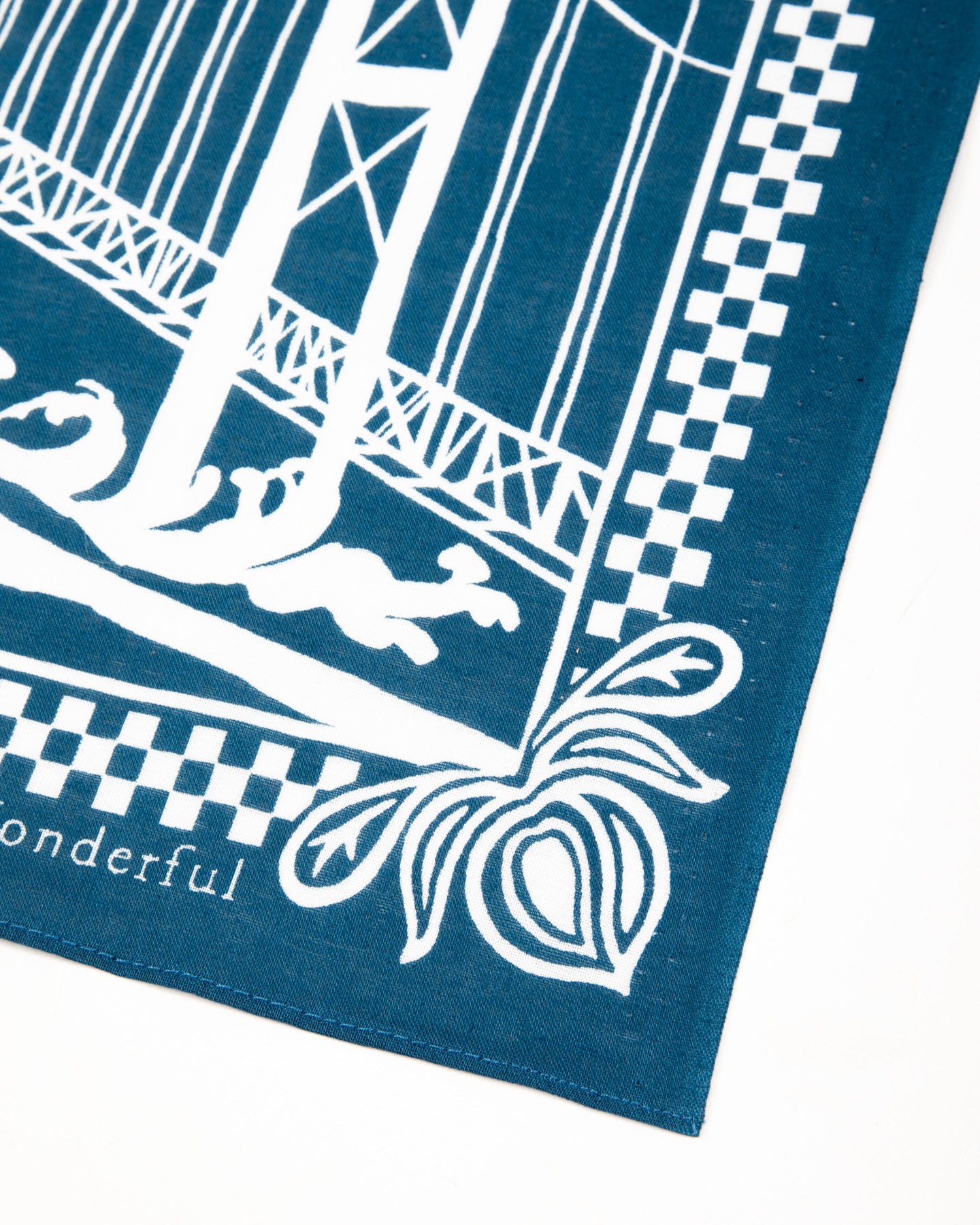 Omoto Denim Reveal Kojima Bandanna - Blue - Standard & Strange