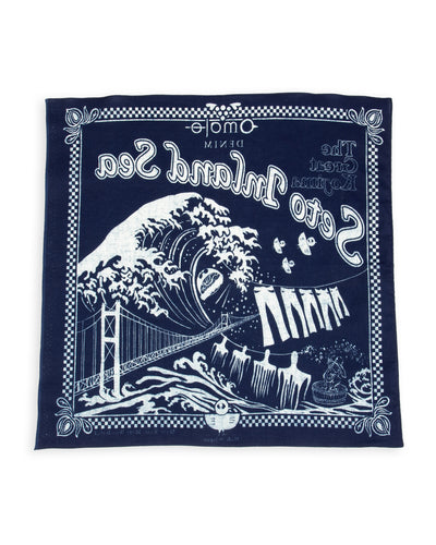 Omoto Denim Reveal Kojima Bandanna - Indigo - Standard & Strange
