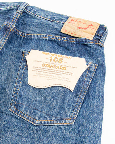 OrSlow 105 Standard Fit Denim - Two Year Wash - Standard & Strange