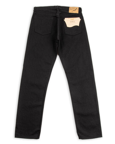 OrSlow 107 Ivy Fit Denim - Black One Wash - Standard & Strange