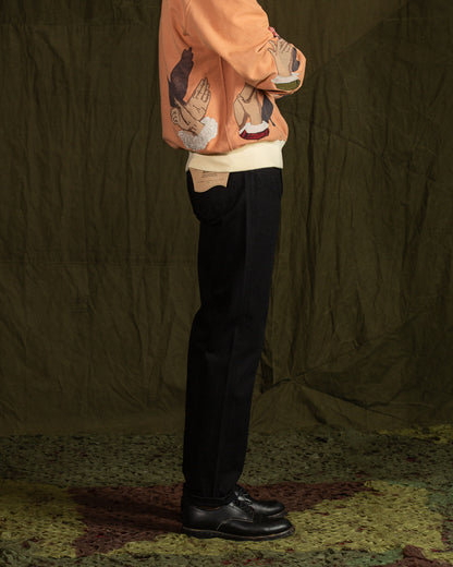 OrSlow 107 Ivy Fit Denim - Black One Wash - Standard & Strange