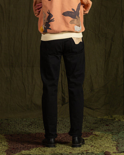 OrSlow 107 Ivy Fit Denim - Black One Wash - Standard & Strange