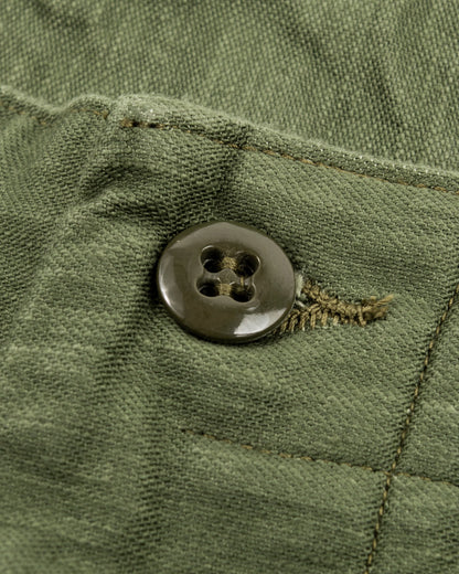 OrSlow Fatigue Pants - Regular Fit - Olive Reverse Sateen - Standard & Strange