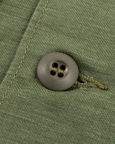 OrSlow Fatigue Shirt - Olive Reverse Sateen - Standard & Strange