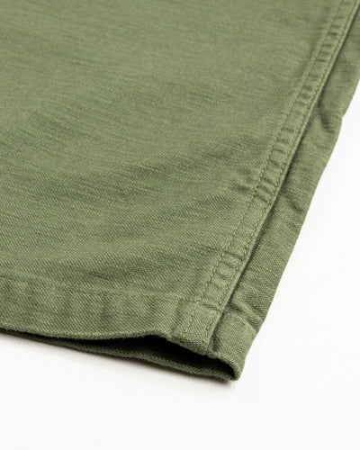 OrSlow Fatigue Shirt - Olive Reverse Sateen - Standard & Strange