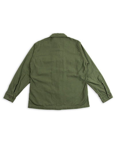 OrSlow Fatigue Shirt - Olive Reverse Sateen - Standard & Strange