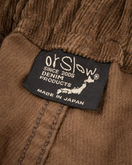 OrSlow New Yorker Pant - Brown Stretch Corduroy - Standard & Strange