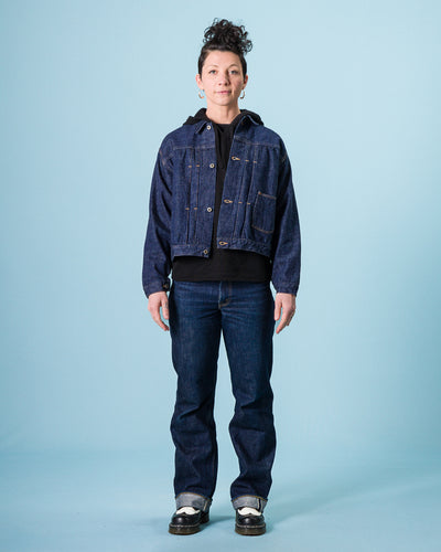 OrSlow Women's 40's Light oz Denim Jacket - One Wash - Standard & Strange