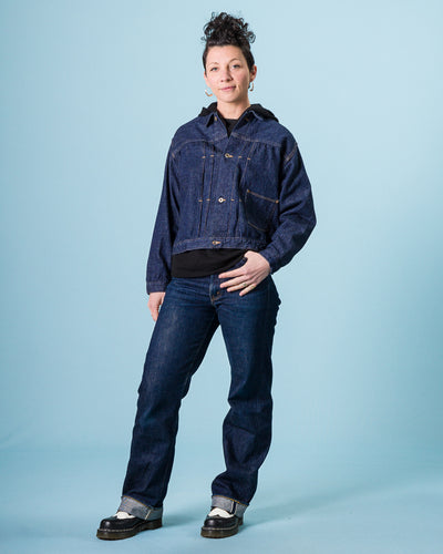 OrSlow Women's 40's Light oz Denim Jacket - One Wash - Standard & Strange