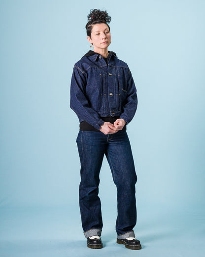 OrSlow Women's 40's Light oz Denim Jacket - One Wash - Standard & Strange