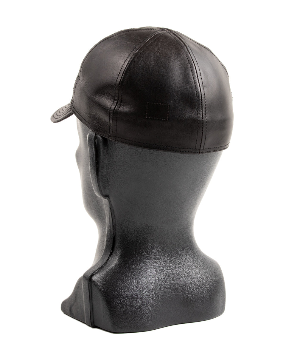 Papa Nui A-26 Cap - Black Shinki Horsehide – Standard & Strange