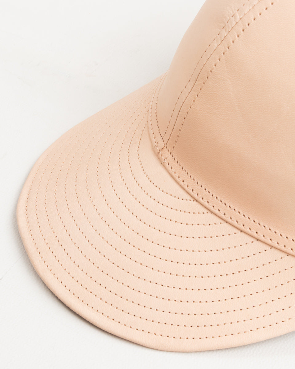 Papa Nui A-26 Cap - Veg Tan Shinki Horsehide - Standard & Strange