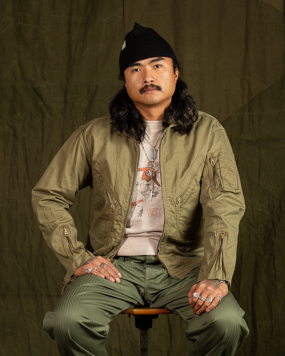 Papa Nui Atoll Flyers Jacket - HBT - Standard & Strange