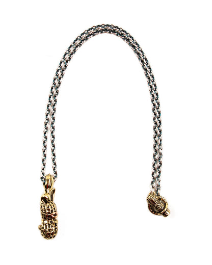 Peanuts & Co 50cm Large Bunny Necklace - Brass x Copper - Standard & Strange